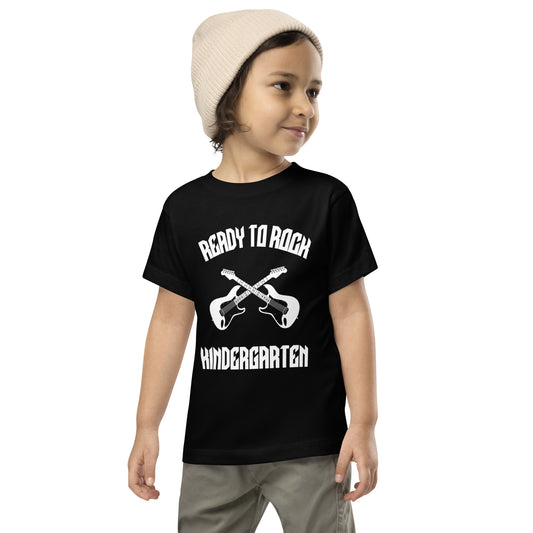 3T-5T "Ready to Rock Kindergarten" Rock and roll back to school back 2 school new grade level tee t shirt