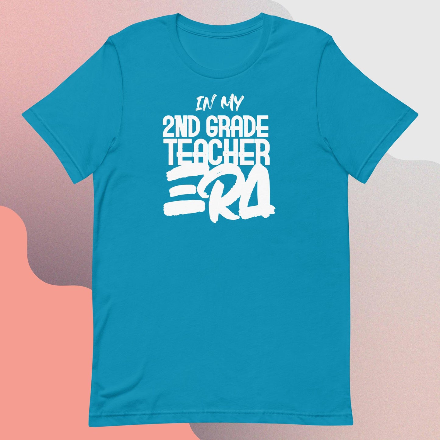 ADULT "In my 2ND GRADE TEACHER ERA" back to school tee t shirt