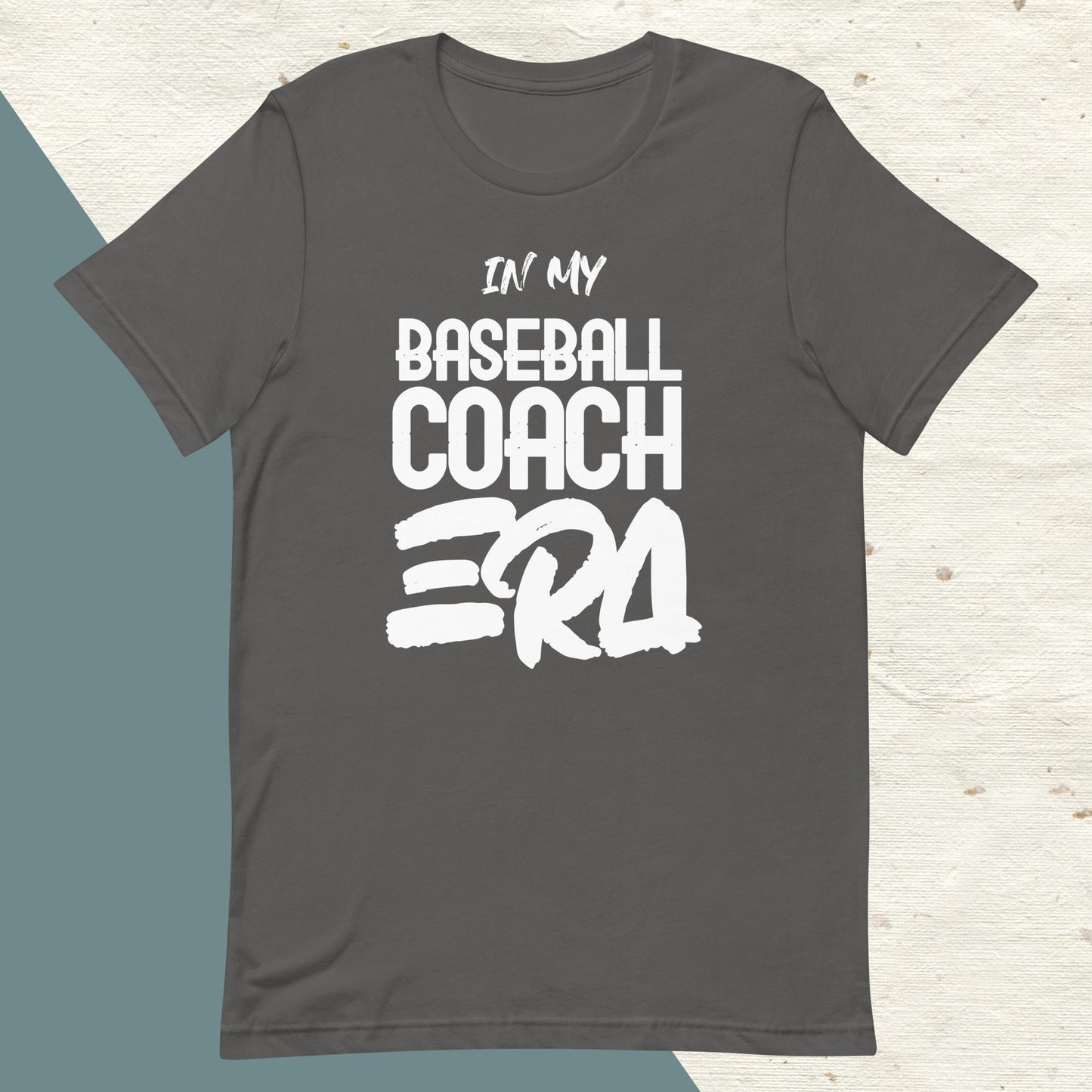 ADULT "In My BASEBALL COACH ERA" back to school tee t shirt