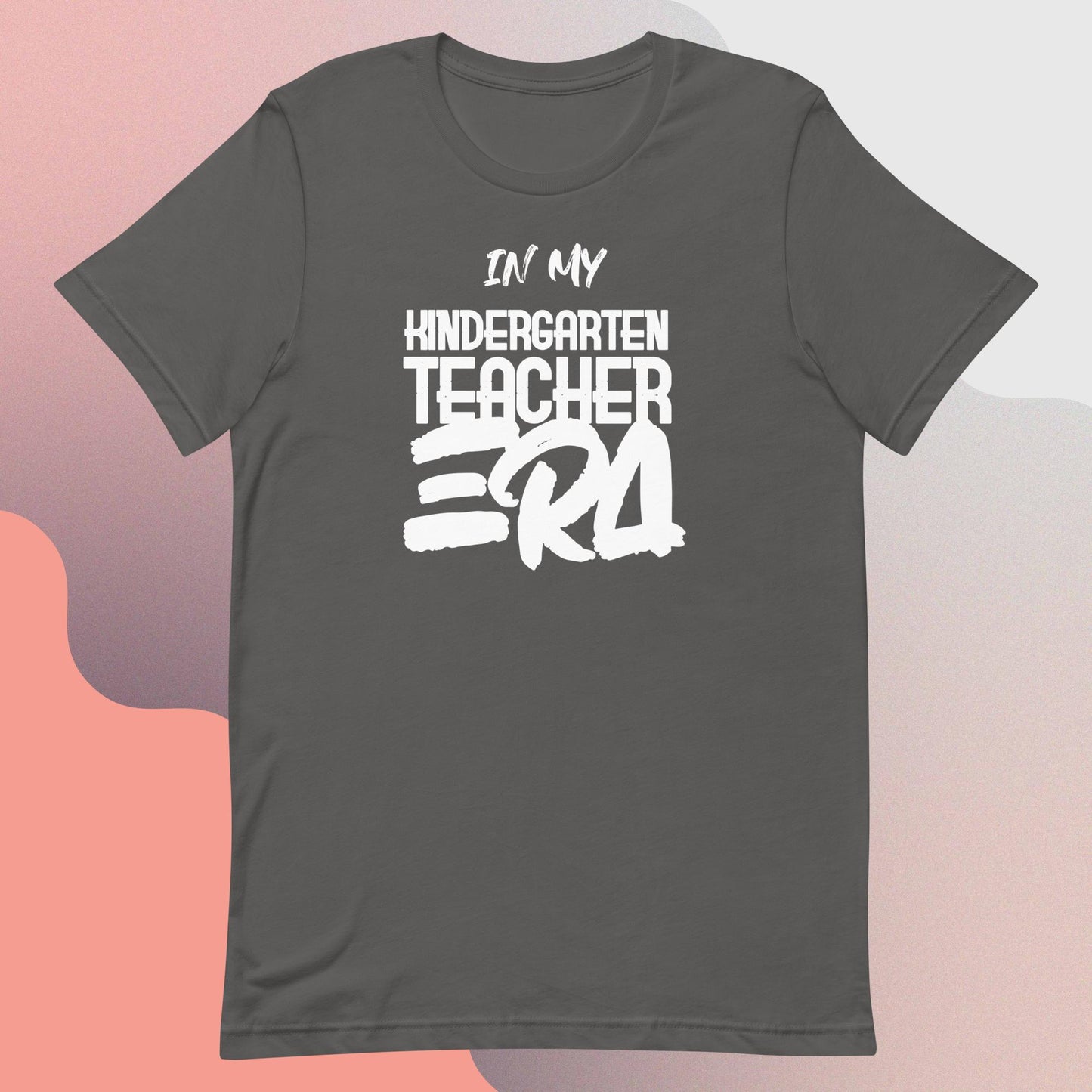 ADULT "In my KINDERGARTEN TEACHER ERA" back to school tee t shirt