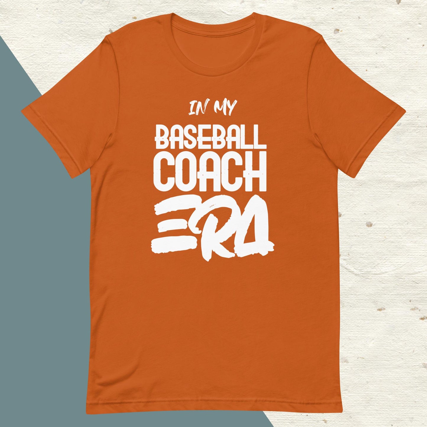 ADULT "In My BASEBALL COACH ERA" back to school tee t shirt