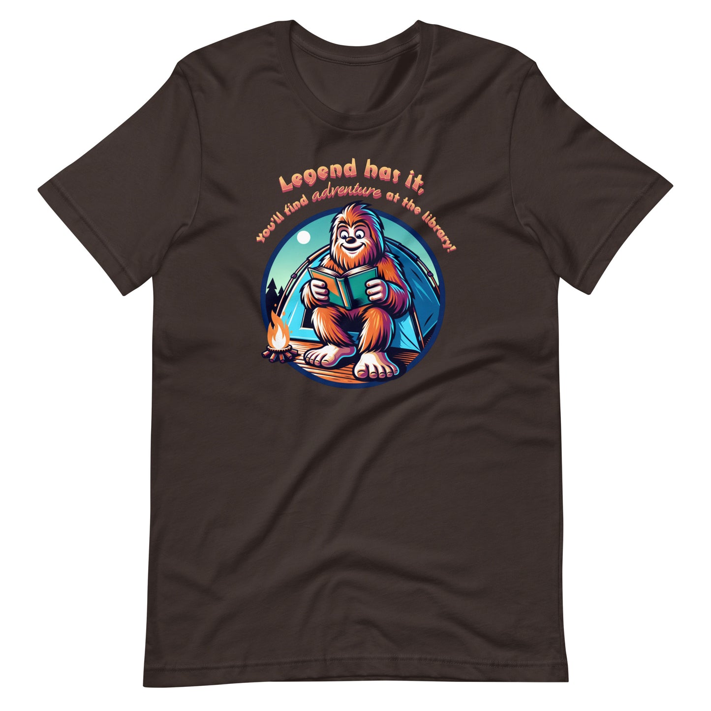 ADULT "Legend Has It, You'll Find Adventure at the Library" Summer Reading Adventure Library Worker Librarian Media Specialist Unisex t-shirt tshirt