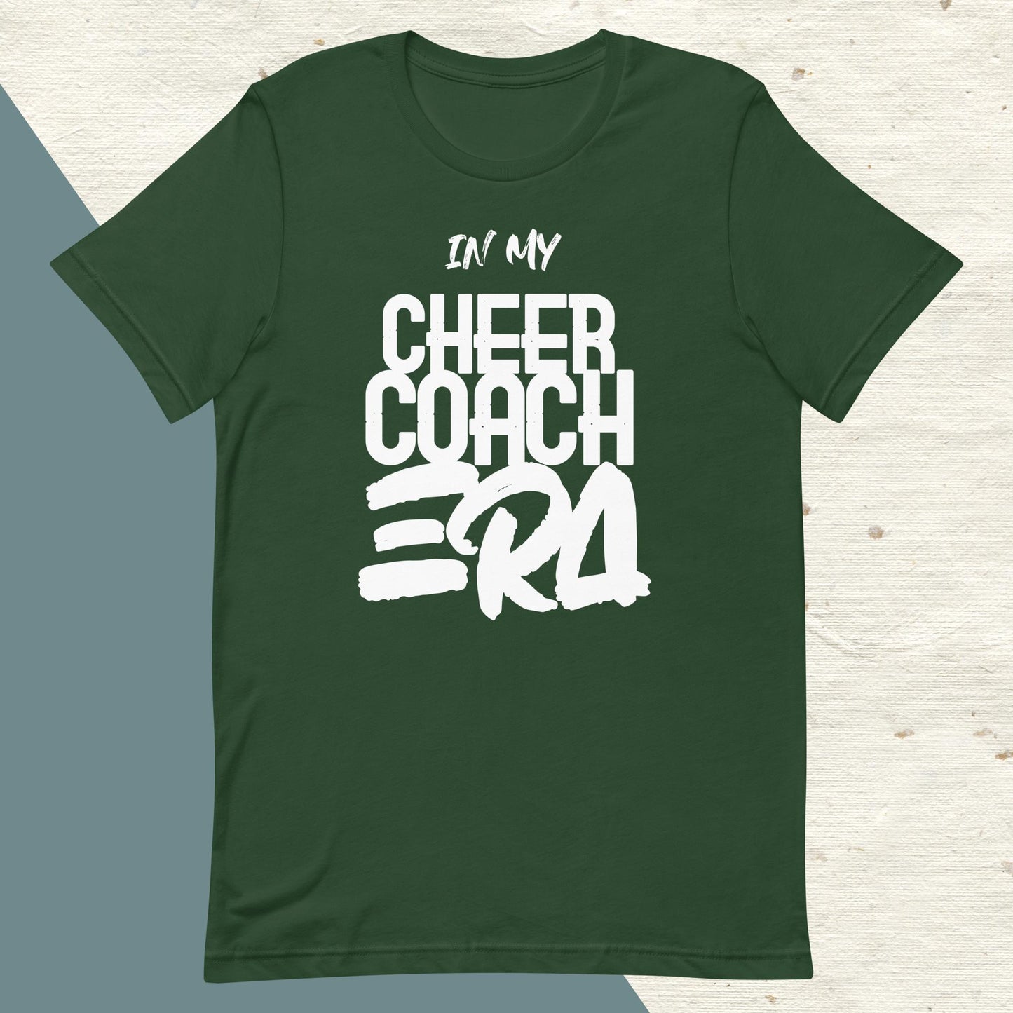 ADULT "In my CHEER COACH ERA" back to school tee t shirt