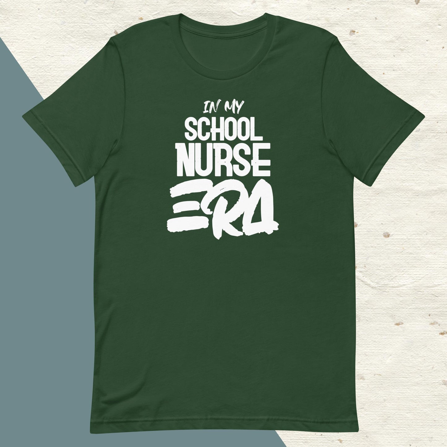 ADULT "In my SCHOOL NURSE ERA" back to school tee t shirt