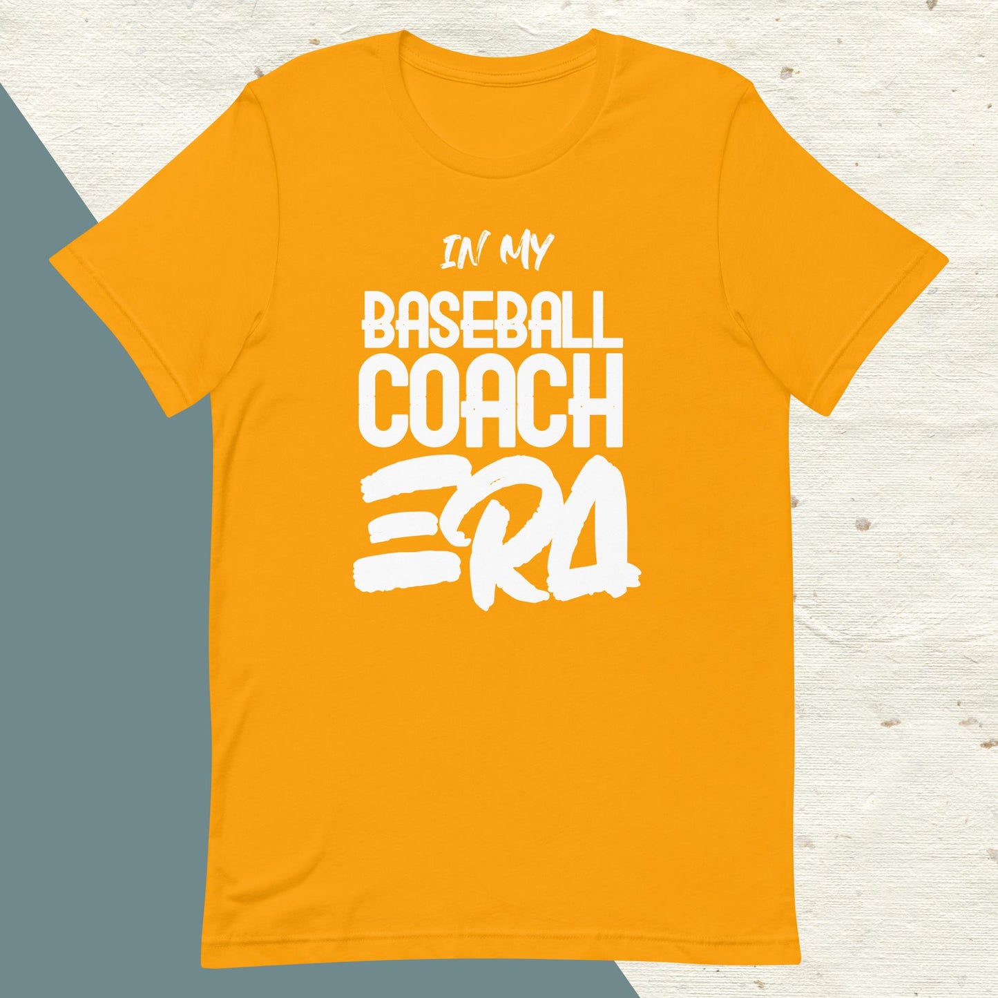 ADULT "In My BASEBALL COACH ERA" back to school tee t shirt