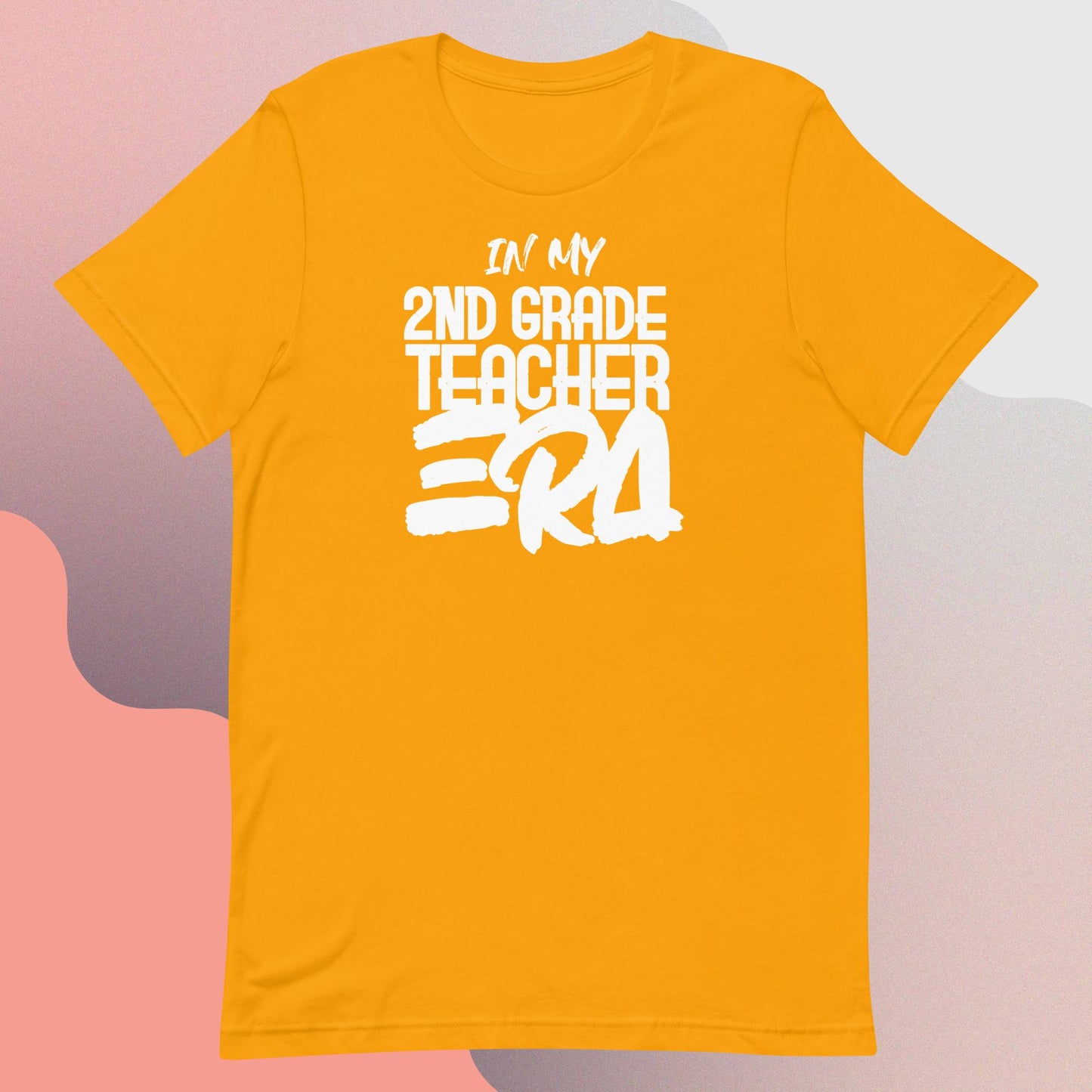 ADULT "In my 2ND GRADE TEACHER ERA" back to school tee t shirt