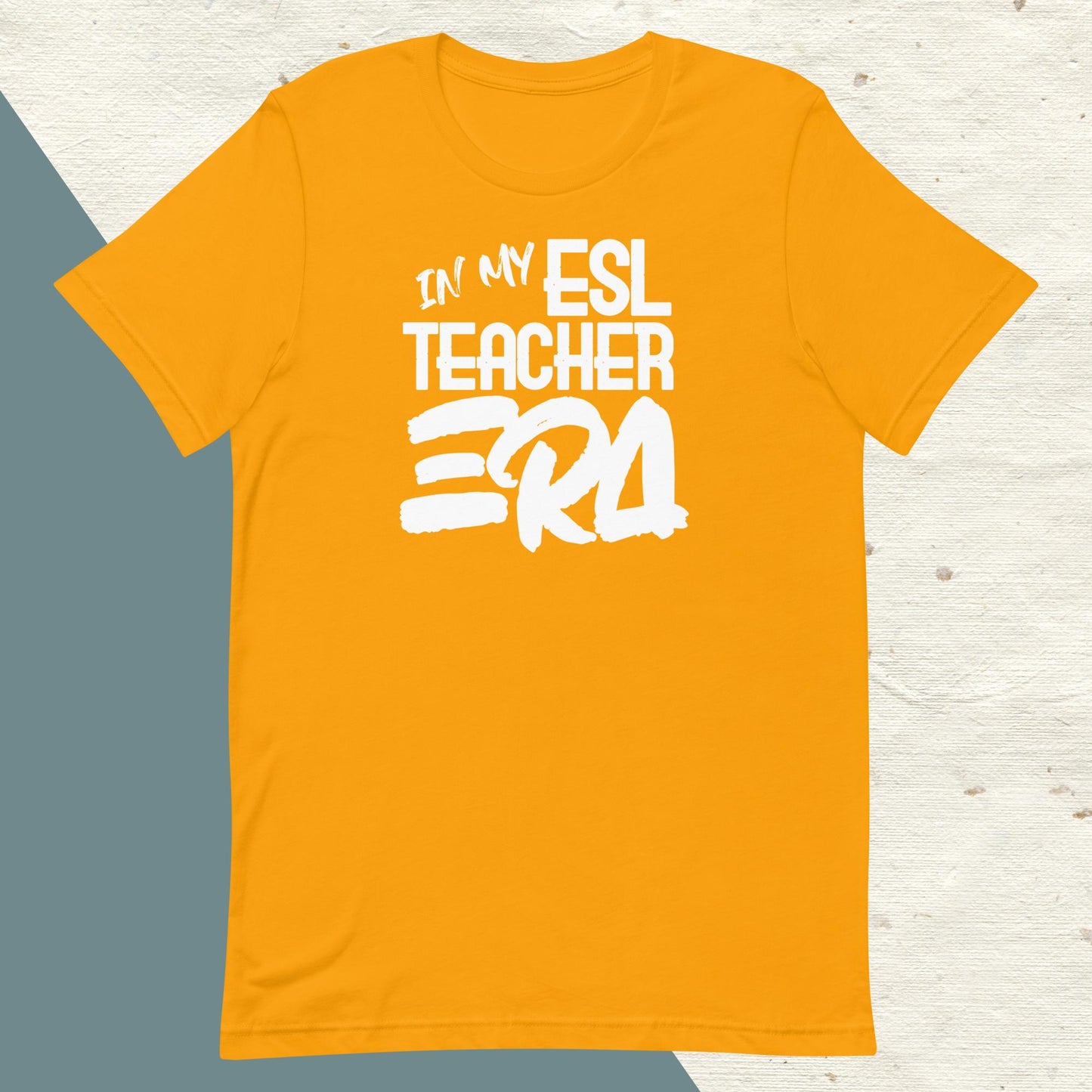 ADULT "In my ESL TEACHER ERA" back to school tee t shirt