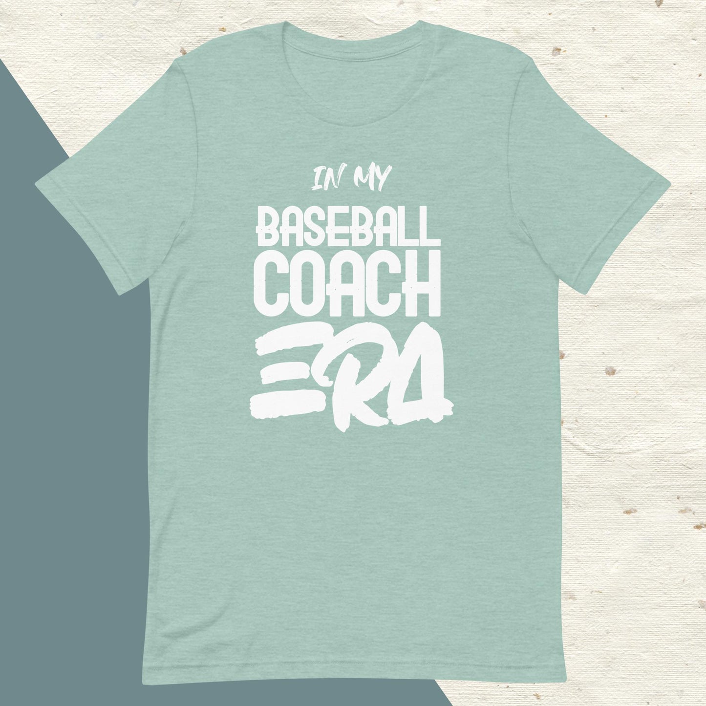 ADULT "In My BASEBALL COACH ERA" back to school tee t shirt