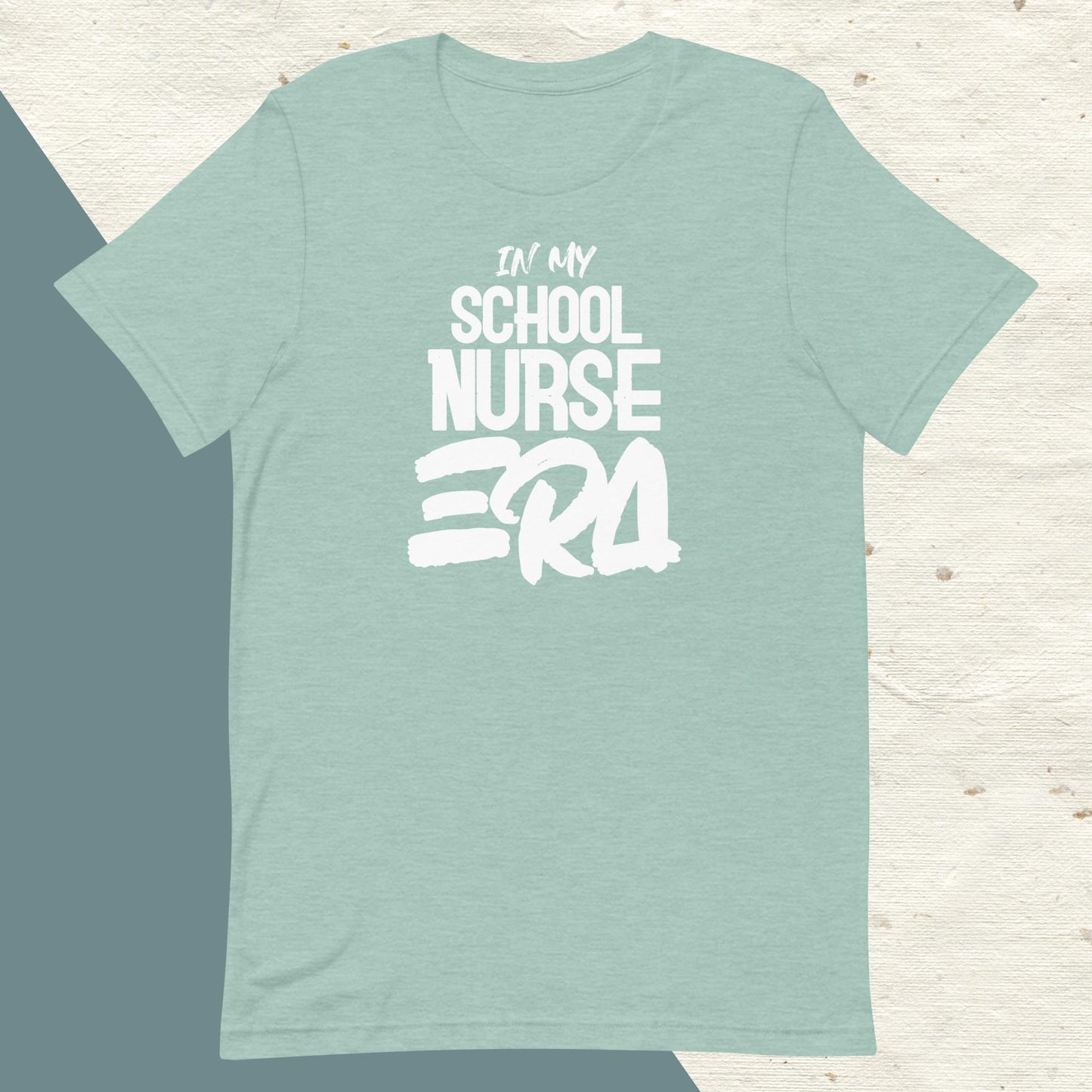 ADULT "In my SCHOOL NURSE ERA" back to school tee t shirt