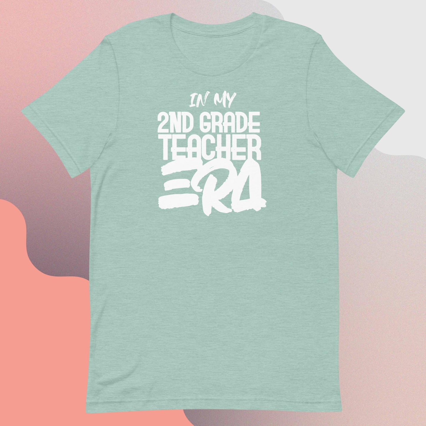 ADULT "In my 2ND GRADE TEACHER ERA" back to school tee t shirt