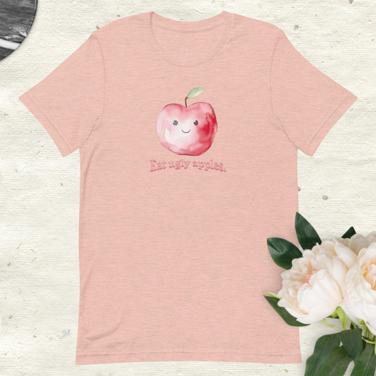 ADULT "Eat Ugly Apples" Farm and Ranch Organic Farming Apple Shirt