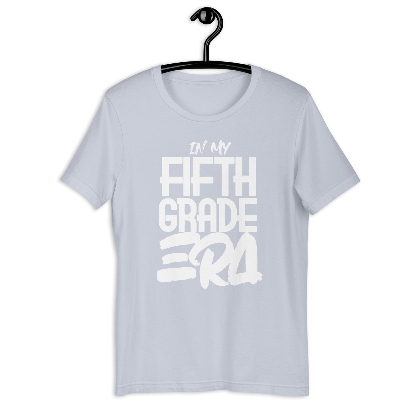 ADULT SIZE Student "In my FIFTH GRADE ERA" Back to School Back 2 School New School Year New Grade Level Tee T shirt