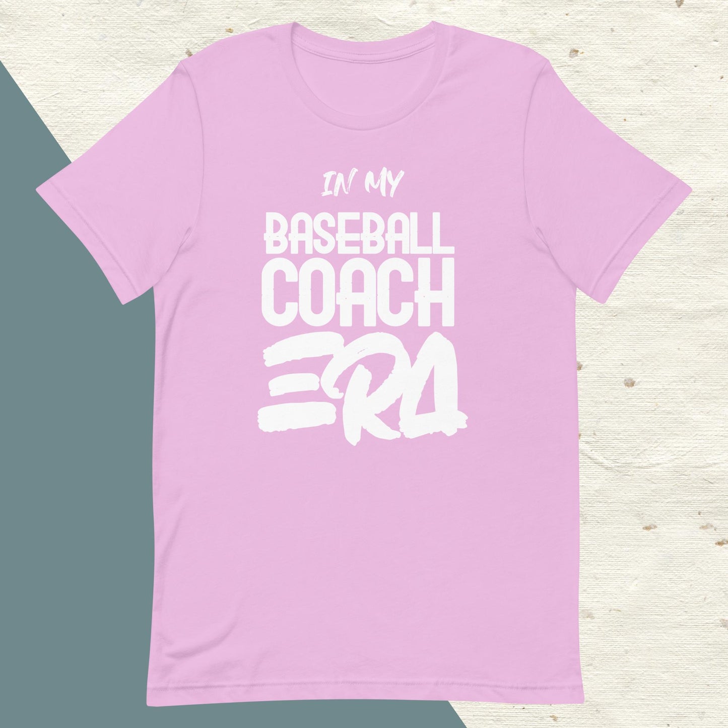 ADULT "In My BASEBALL COACH ERA" back to school tee t shirt