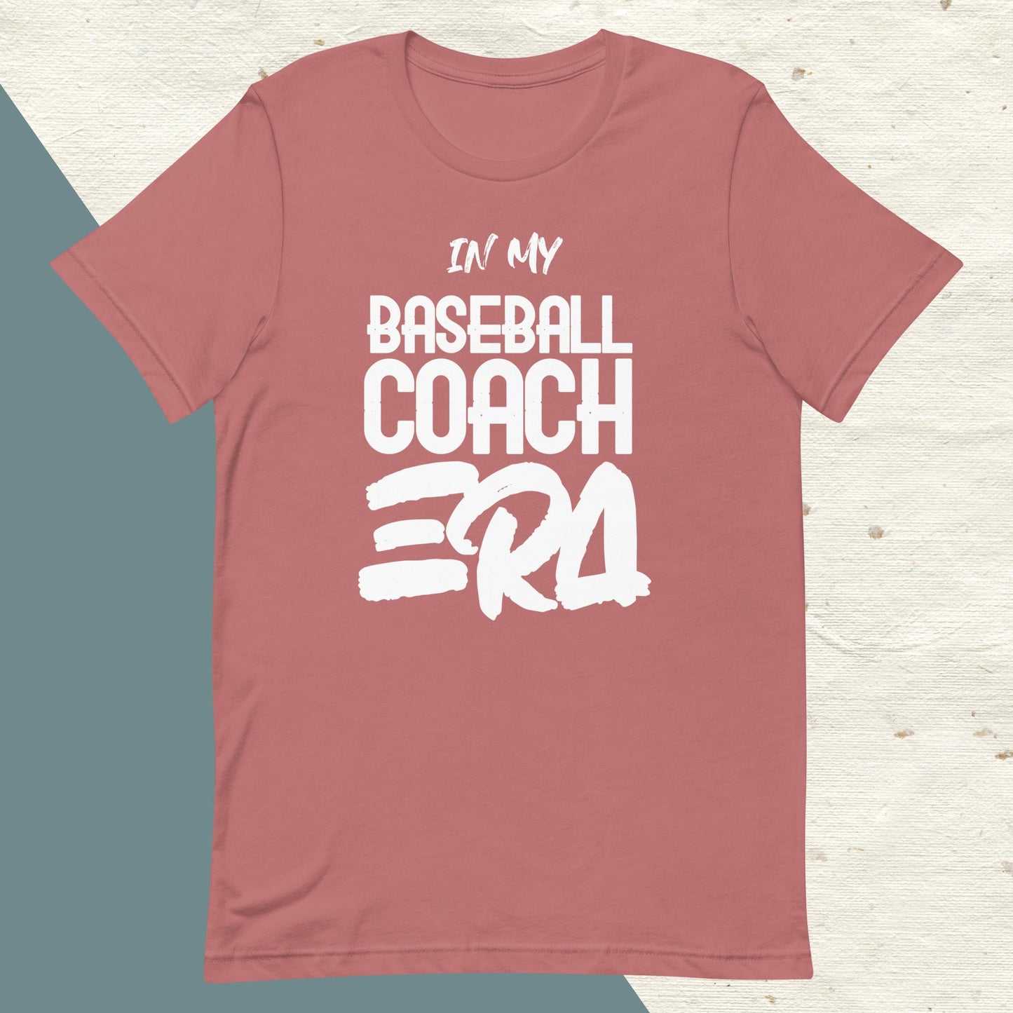 ADULT "In My BASEBALL COACH ERA" back to school tee t shirt