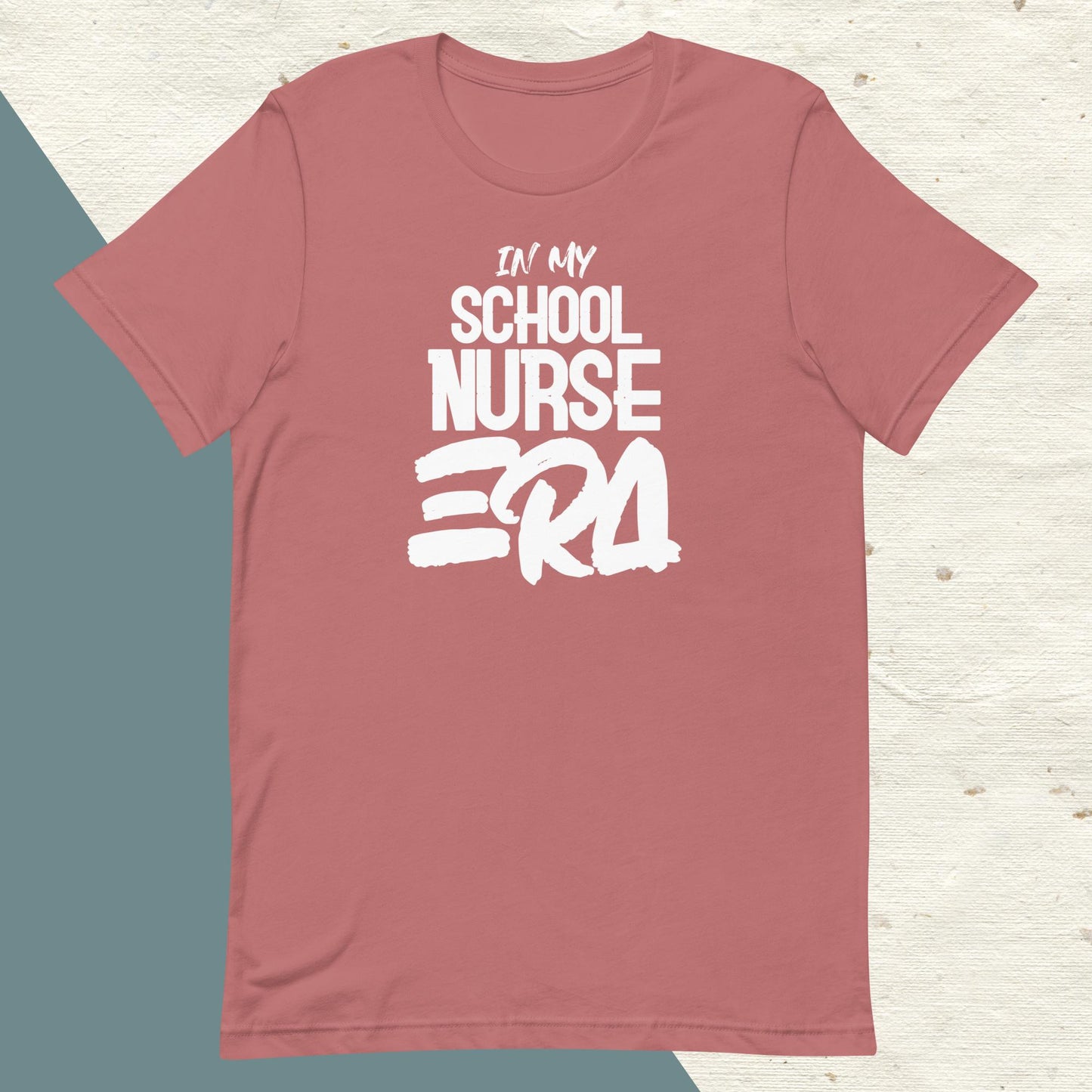 ADULT "In my SCHOOL NURSE ERA" back to school tee t shirt