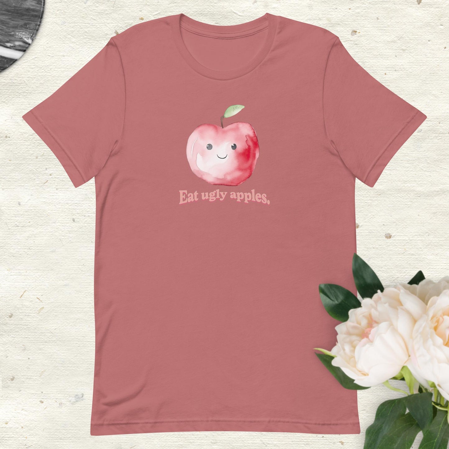 ADULT "Eat Ugly Apples" Farm and Ranch Organic Farming Apple Shirt