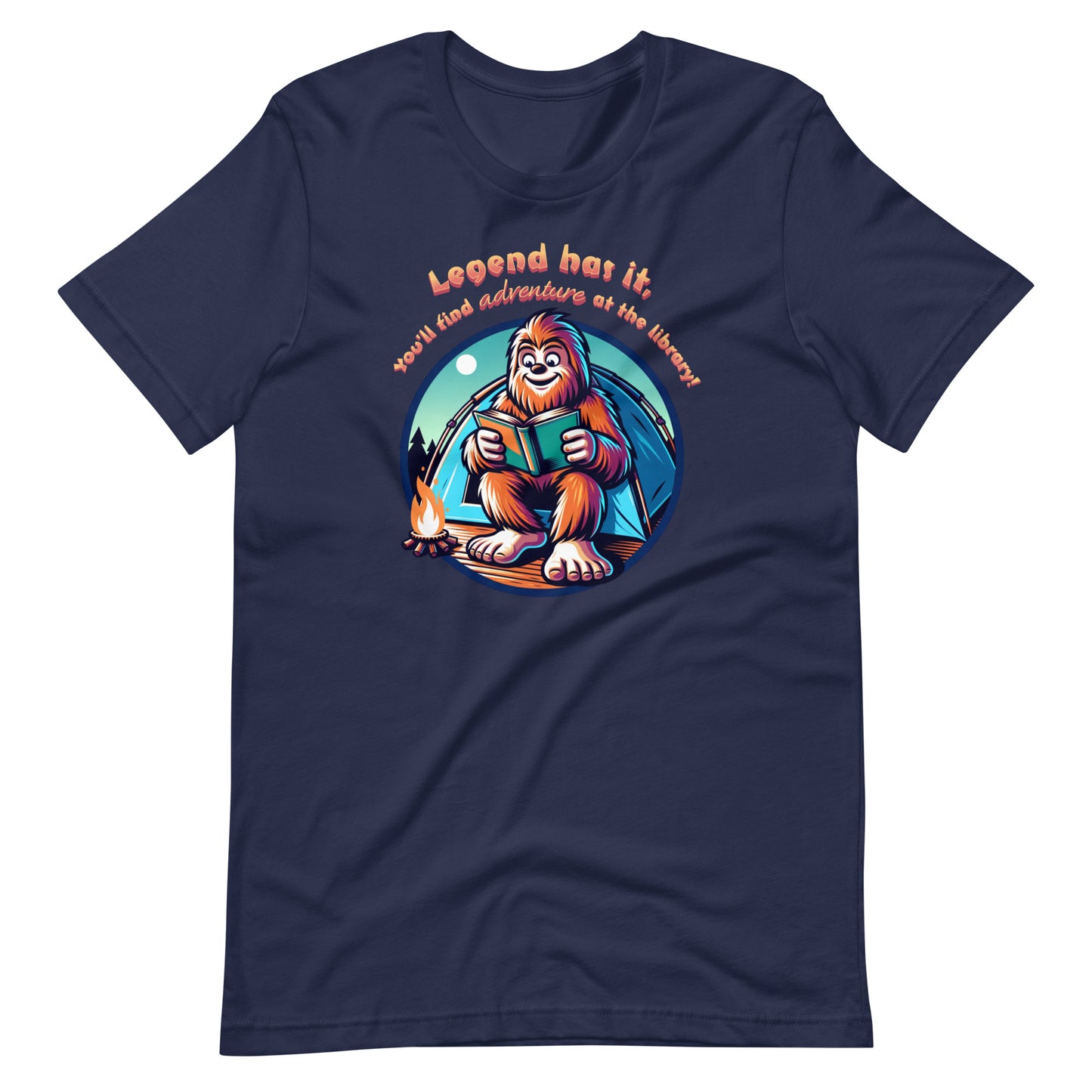 ADULT "Legend Has It, You'll Find Adventure at the Library" Summer Reading Adventure Library Worker Librarian Media Specialist Unisex t-shirt tshirt