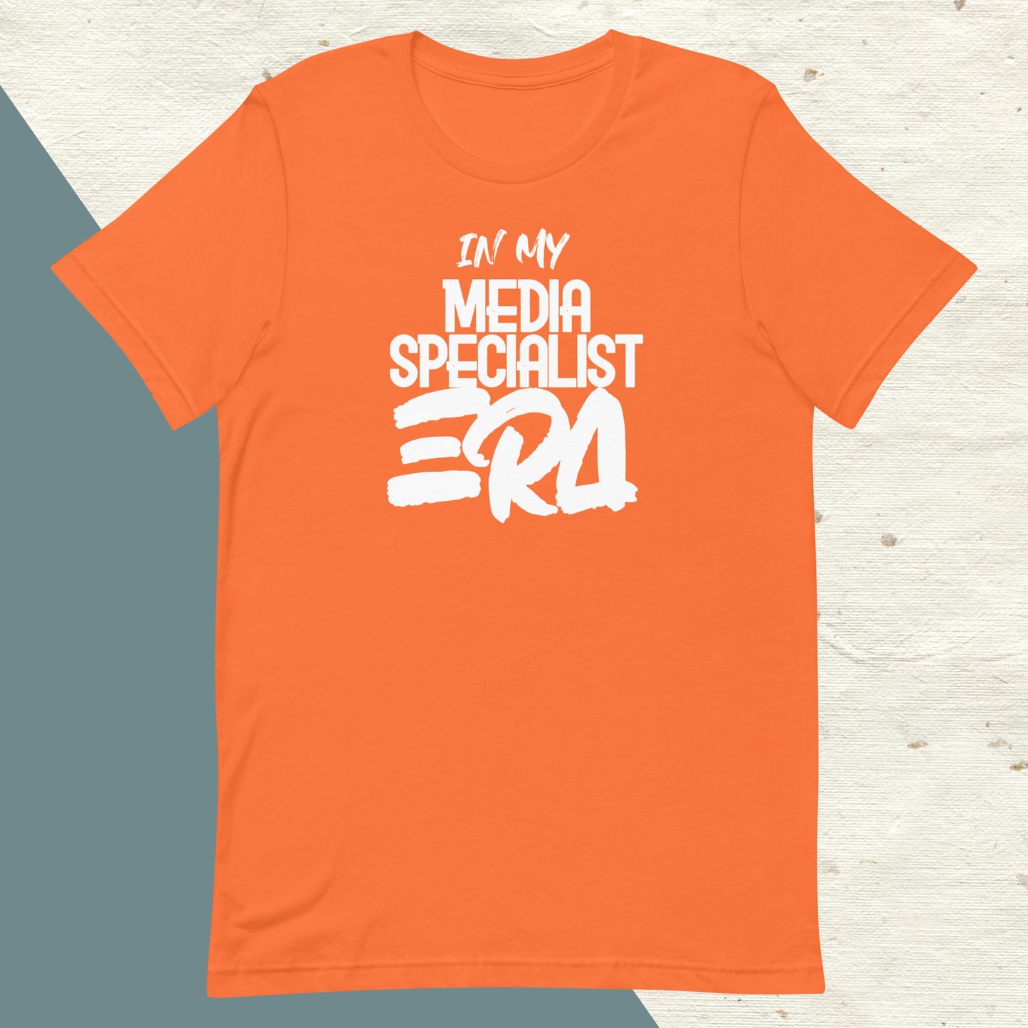 ADULT "In my MEDIA SPECIALIST ERA" back to school tee t shirt