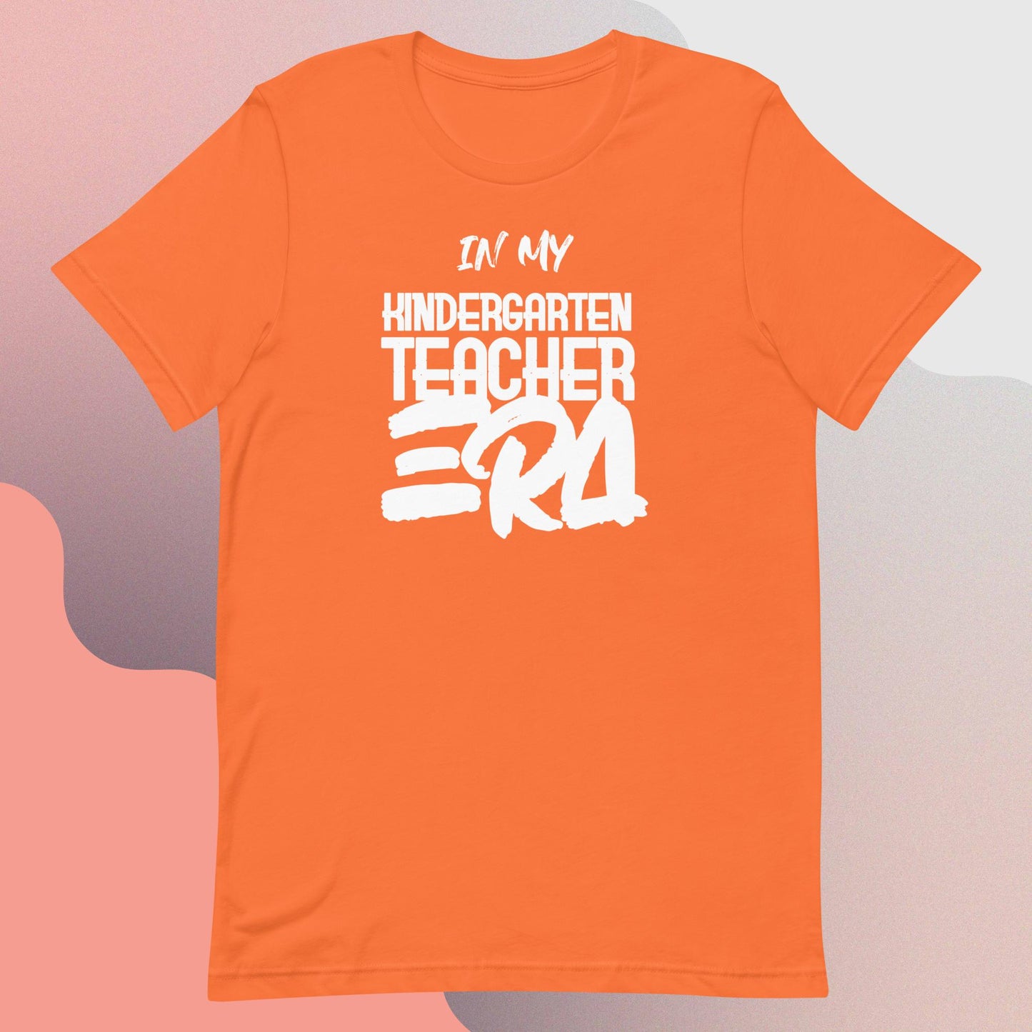 ADULT "In my KINDERGARTEN TEACHER ERA" back to school tee t shirt