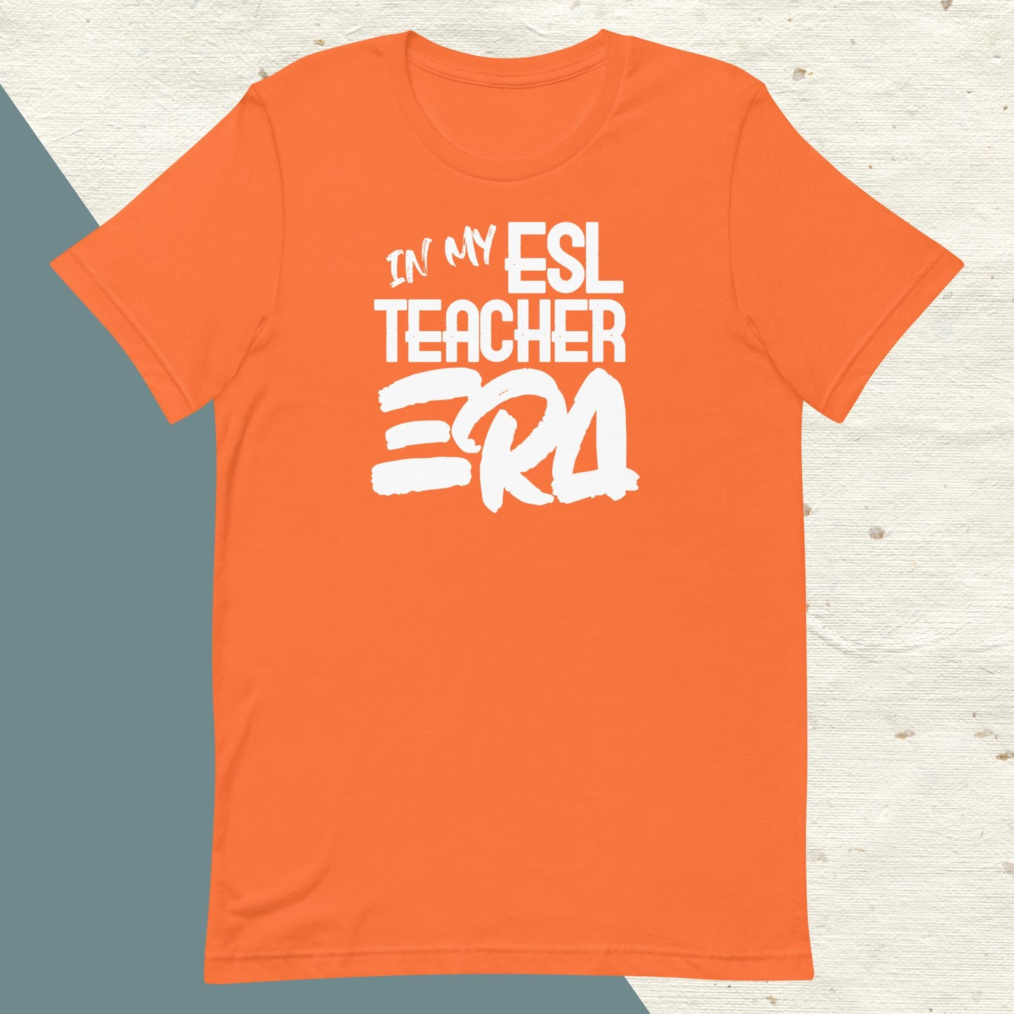 ADULT "In my ESL TEACHER ERA" back to school tee t shirt