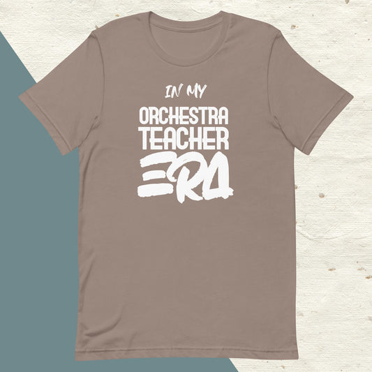 ADULT "In my ORCHESTRA TEACHER ERA" back to school tee t shirt
