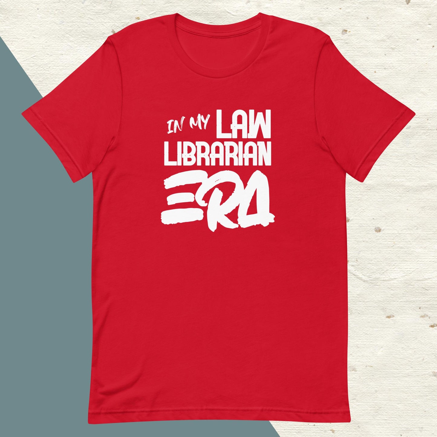 ADULT "In my LAW LIBRARIAN ERA" back to school tee t shirt