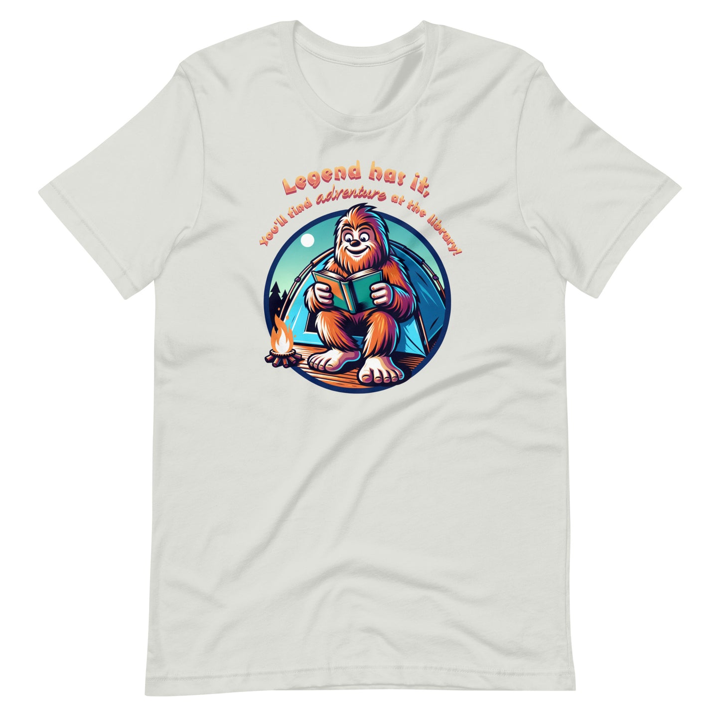 ADULT "Legend Has It, You'll Find Adventure at the Library" Summer Reading Adventure Library Worker Librarian Media Specialist Unisex t-shirt tshirt