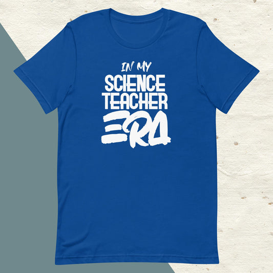 ADULT "In my SCIENCE TEACHER ERA" back to school tee t shirt